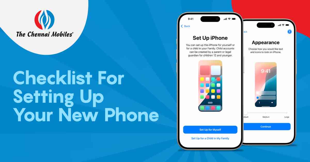 Checklist for Setting Up your New Phone